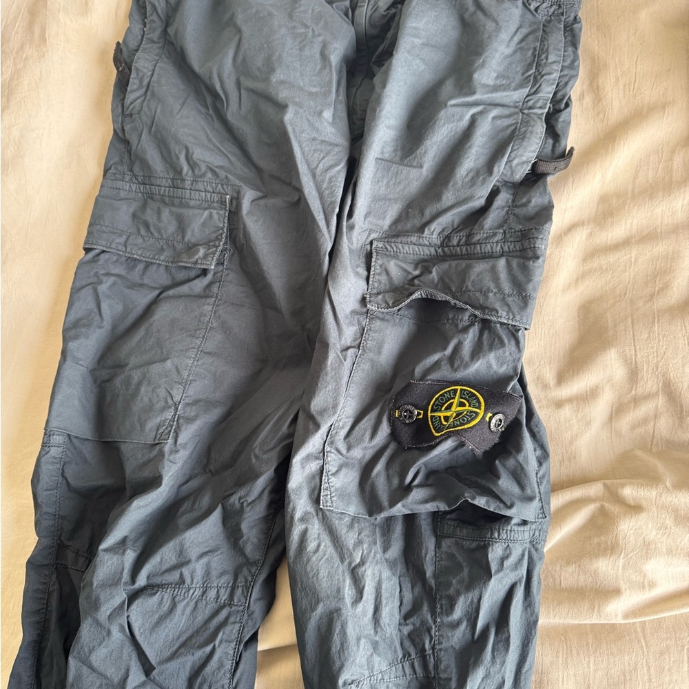 Stone Island Dark Gray Cargo Pants (Size Medium 32-33)
